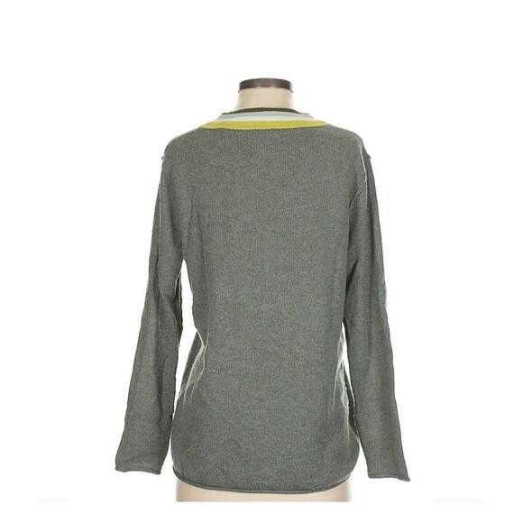 ATM CASHMERE DEEP V-NECK SWEATER SAFARI Small - Picture 5 of 9